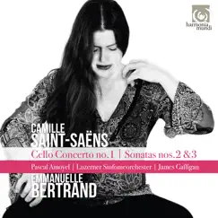 Saint-Saëns: Cello Concerto No. 1 - Cello Sonatas Nos. 2 & 3 by Emmanuelle Bertrand, Pascal Amoyel, Luzerner Sinfonieorchester & James Gaffigan album reviews, ratings, credits