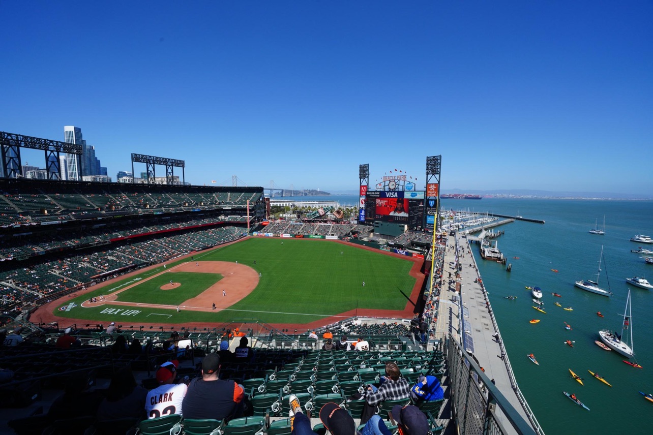 San Francisco Giants ATT Park MLB Stadium Map Ballpark Map 