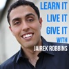 Learn It Live It Give It with Jairek Robbins artwork