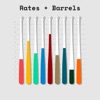 Rates & Barrels: A show about Baseball artwork