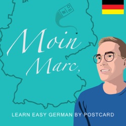 Würzburg (nearly) - Intermediate learn easy German by Postcard