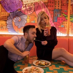 Bisexual Brunch - The writer who discovered he was bi after attending an orgy with his girlfriend, how we're judged by stereotypes, when to dive into an open relationship, 'Bi icons' celebrates Sassoon & the woman using Grindr to find bi men