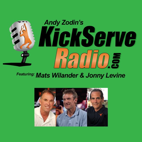 Andy Zodin's KickServeRadio.com, featuring Mats Wilander and Jonny Levine Artwork