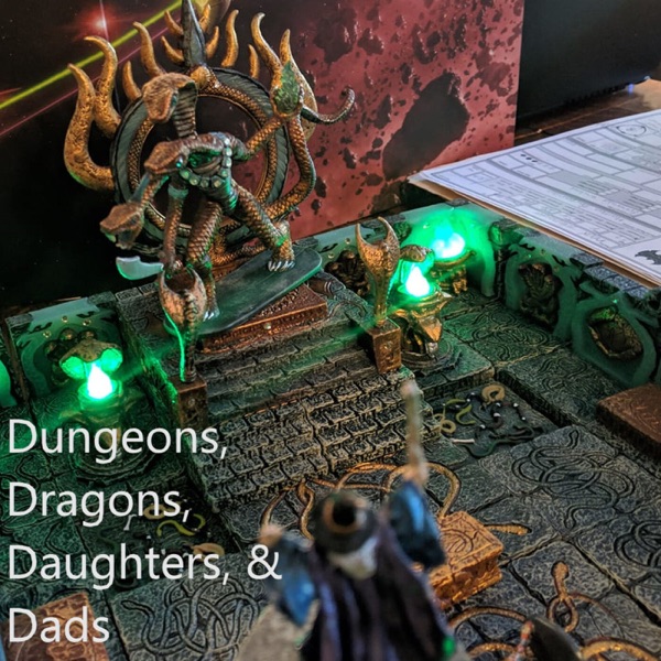 Dungeons, Dragons, Daughters, & Dads Artwork