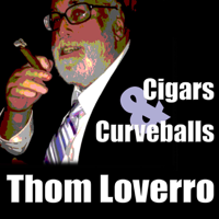 Writer Robert Ward with Thom Loverro