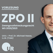 Professor Heese: Vorlesung ZPO II - Zwangsvollstreckung - Professor Dr. Michael Heese, LL.M. (Yale), Prof. Dr. Michael Heese, LL.M. (Yale)