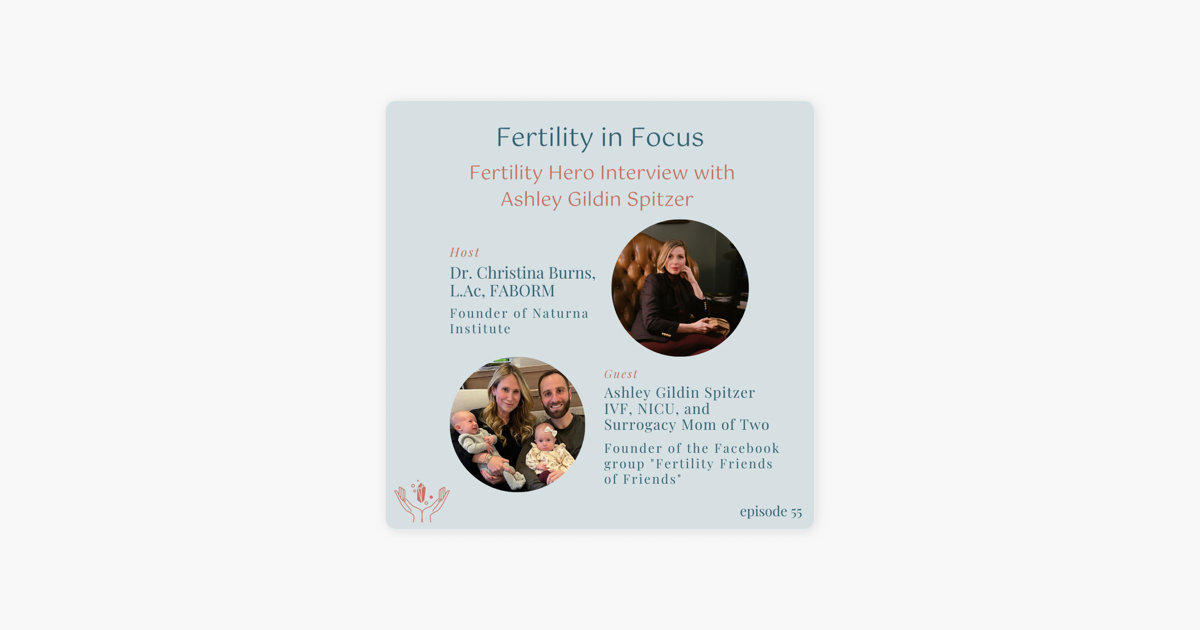 ‎fertility In Focus Podcast Fertility Hero Interview With Ashley Gildin Spitzer On Apple Podcasts 0537