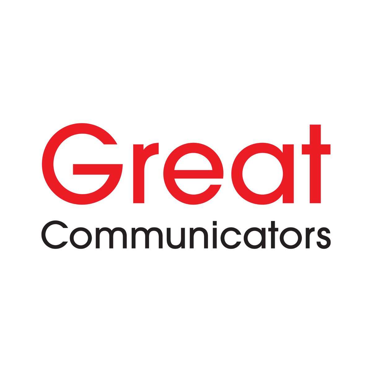 The great communicator. Communicators. Logos of communications Groups.