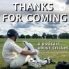 Thanks For Coming - a podcast about cricket artwork