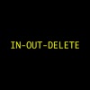 IN-OUT-DELETE artwork