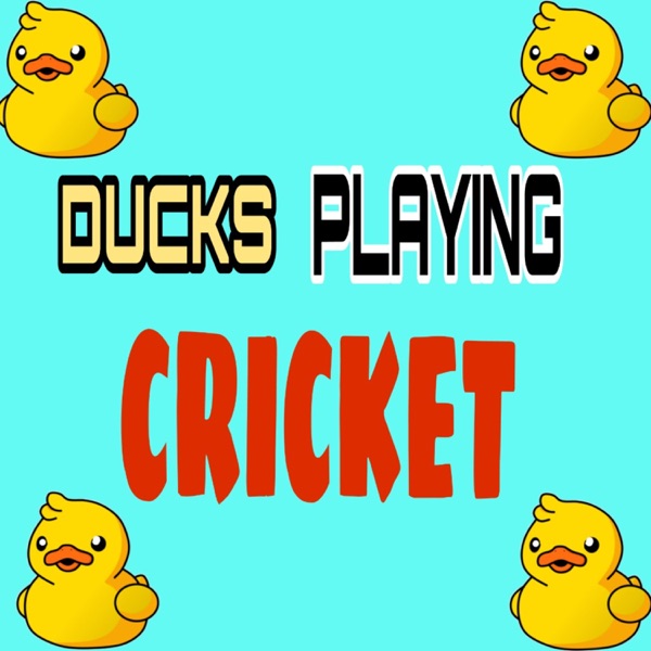 Ducks Playing Cricket Artwork