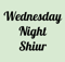 R. Hecht's Wednesday Night Shiur
