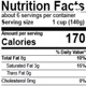 Nutrition Facts 