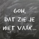 De koek is op