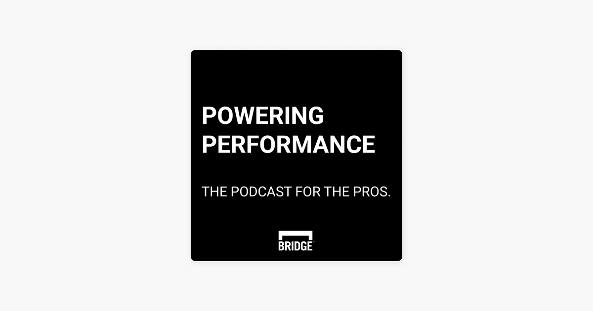 Powering Performance Developing Human Performance Technology On Apple Podcasts