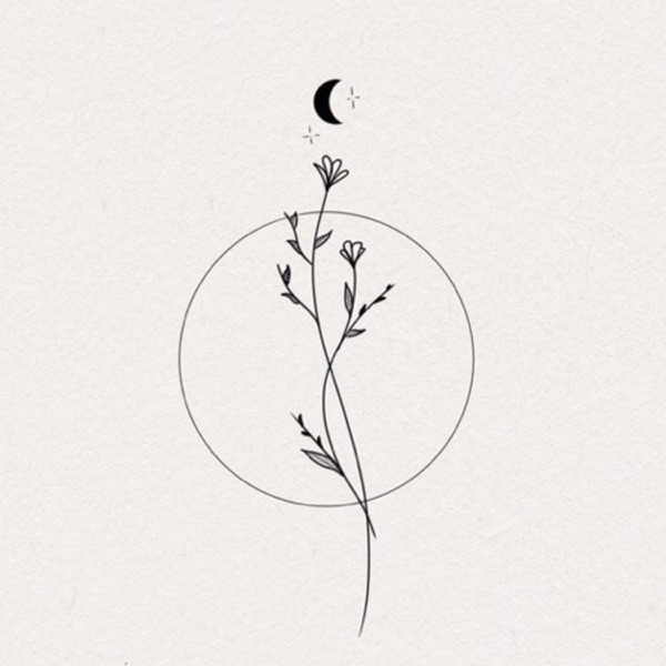 Musing with the moon Artwork