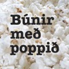 Búnir með poppið