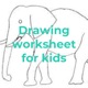 Drawing worksheets for kids