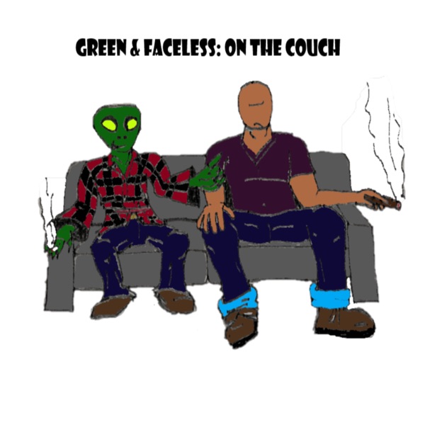 Green & Faceless: on the Couch Artwork