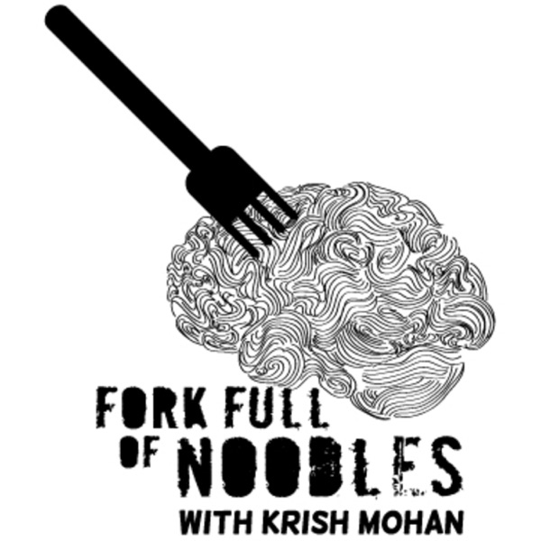 Fork Full of Noodles with Krish Mohan Artwork