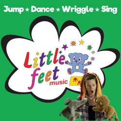 Here we go Looby Loo | Jump Dance Wriggle Sing! With Rachel from Little Feet Music