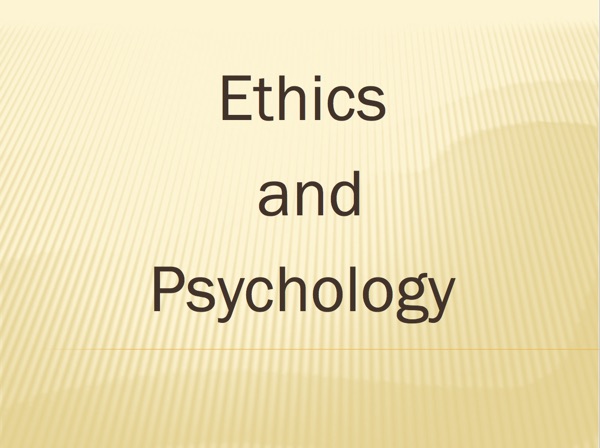 Ethics & Psychology Artwork