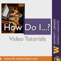 How Do I? UW Libraries podcast
