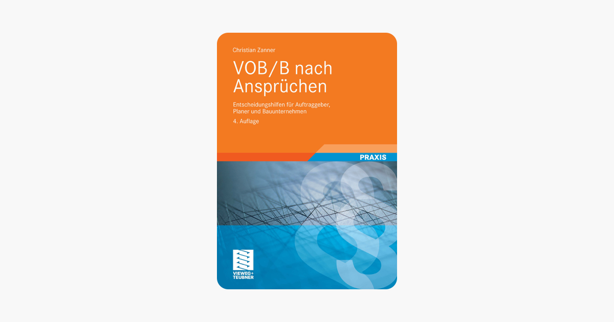 ‎VOB/B Nach Ansprüchen In Apple Books