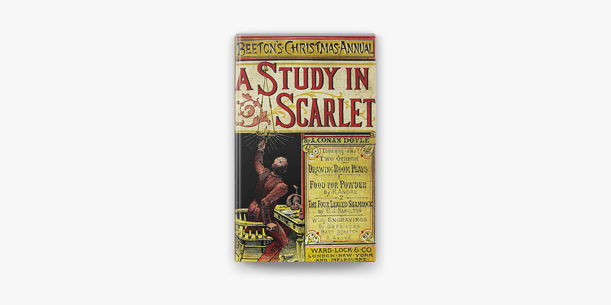 Sherlock Holmes A Study In Scarlet Multimedia Edition On Apple Books