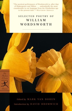Capa do livro Selected Poems de William Wordsworth