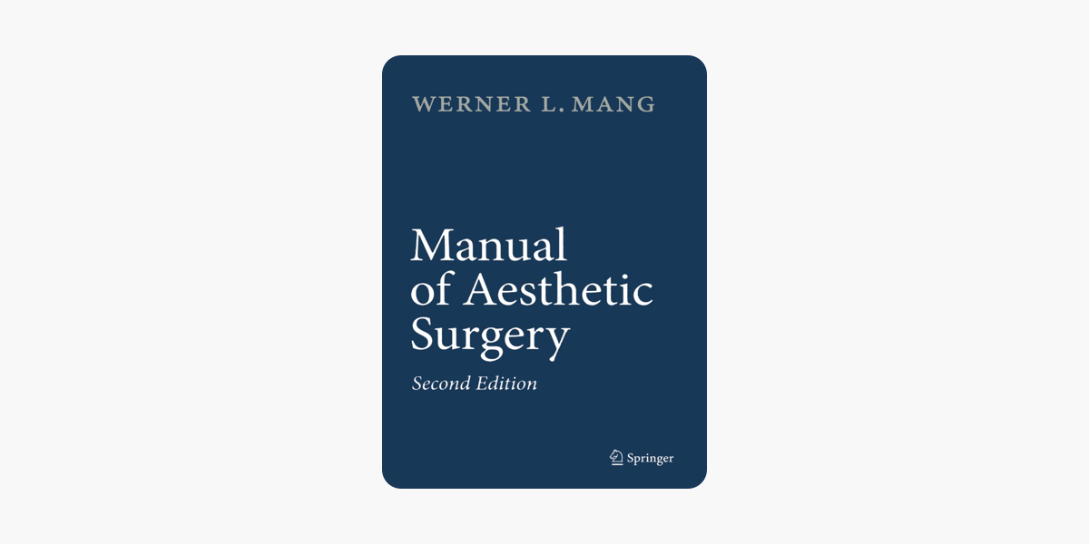 Manual of Aesthetic Surgery