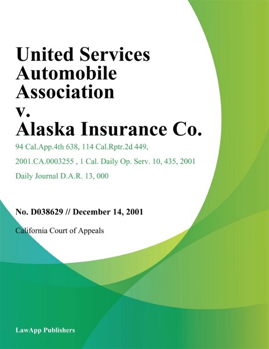United Services Automobile Association v. Alaska Insurance Co.