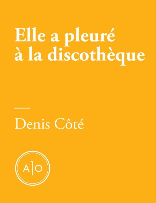 Elle a pleuré à la discothèque