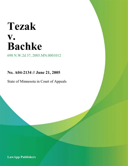 Tezak v. Bachke