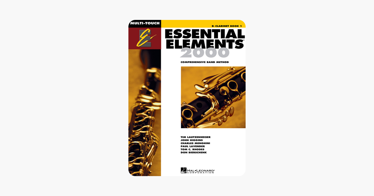 ‎Essential Elements 2000 - Book 1 for B-flat Clarinet ...