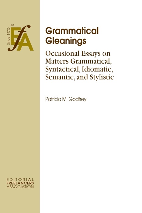 Grammatical Gleanings