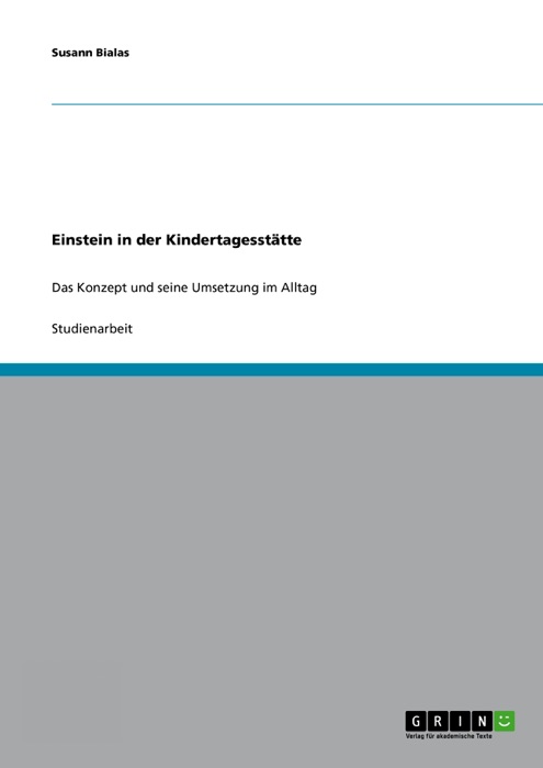 Einstein in der Kindertagesstätte