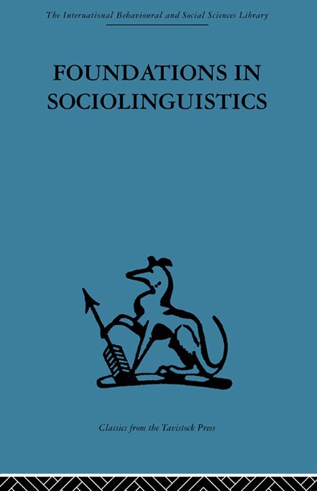 Foundations in Sociolinguistics