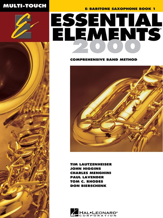 Essential Elements 2000 - Book 1 for E-flat Baritone Saxophone (Textbook)