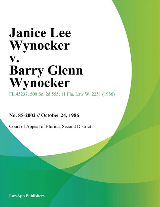 Janice Lee Wynocker v. Barry Glenn Wynocker