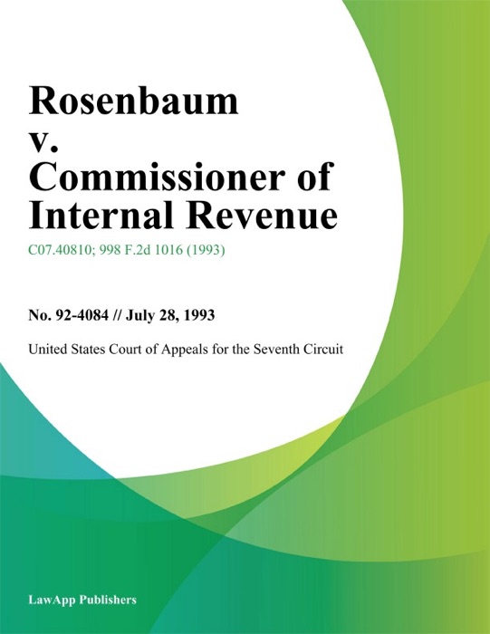 Rosenbaum v. Commissioner of Internal Revenue