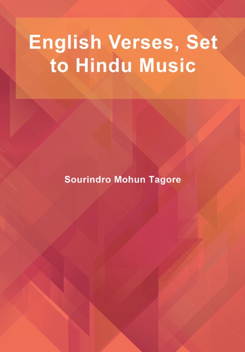 English Verses, Set to Hindu Music