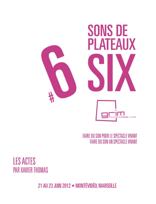 Sons de plateaux #6