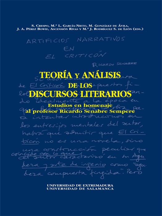 Teoría y análisis de los discursos literarios