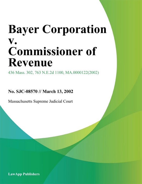 Bayer Corporation v. Commissioner of Revenue