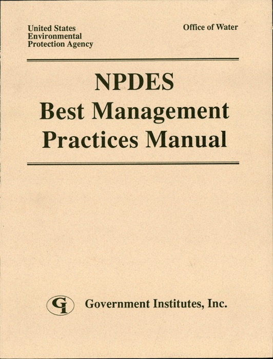 Npdes Best Management Practices Manual