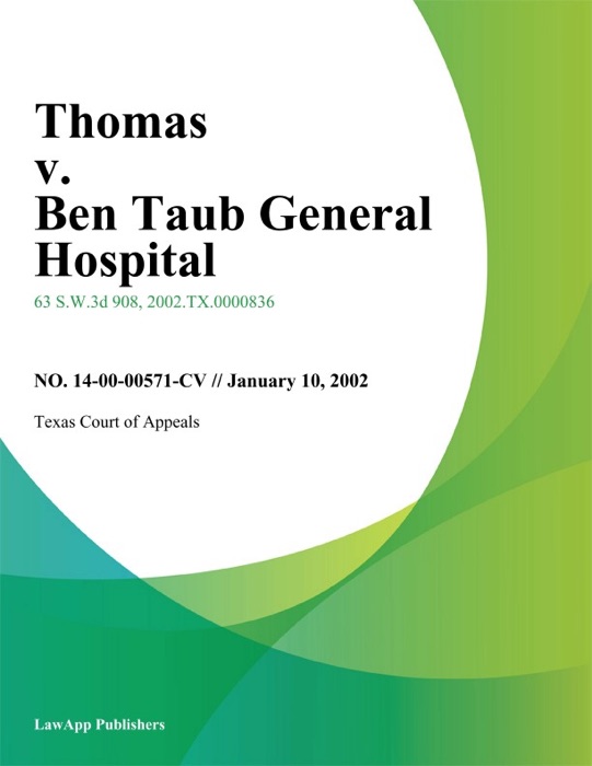 Thomas v. Ben Taub General Hospital