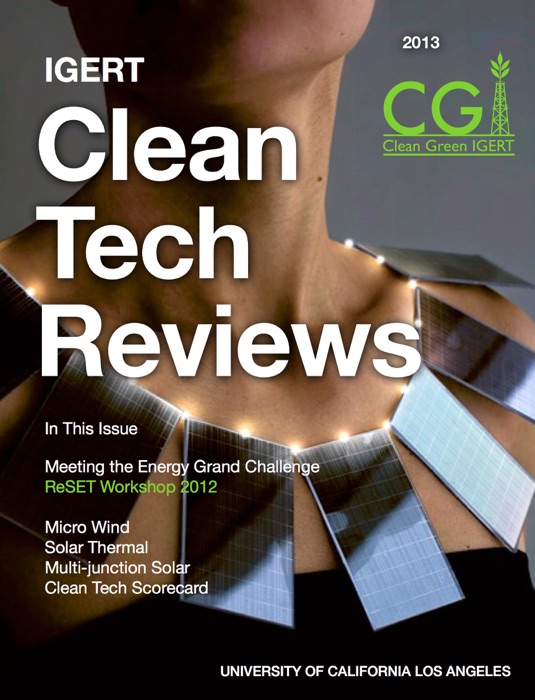 2013 IGERT Clean Tech Reviews