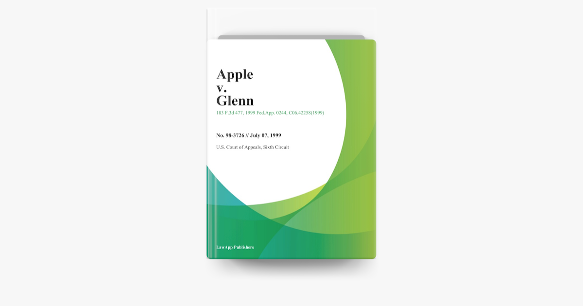 Apple V Glenn On Apple Books