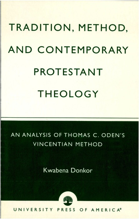 Tradition Method & Contemporary Protestant Theology